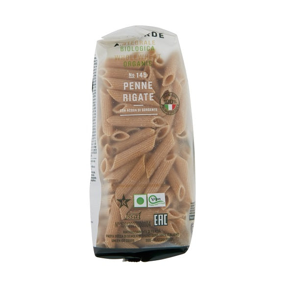 Pâtes Penne de semoule de blé Intégrale Bio No 145 - Delverde PENNE