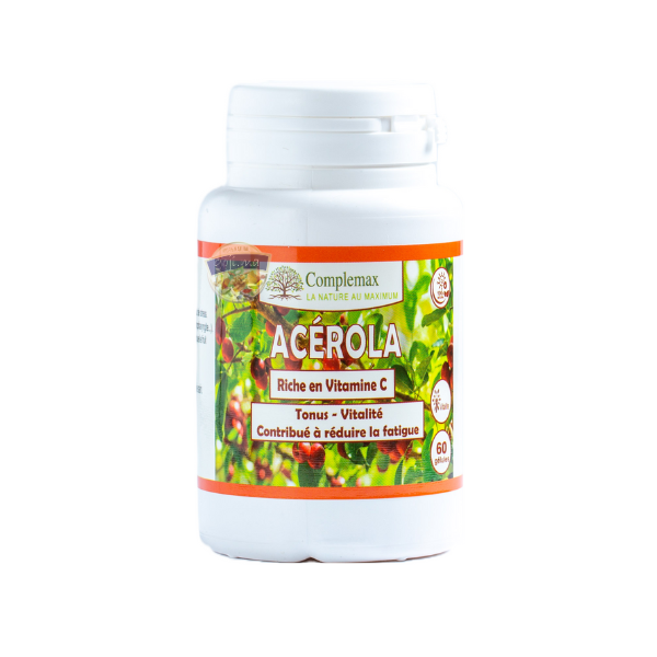 Acérola 500mg, 60 Gelules - COMPLEMAX