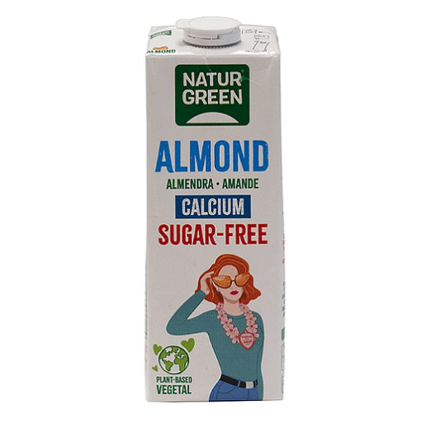 Lait d'amande Calcium sans sucre, 1L - NaturGreen