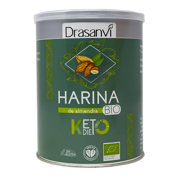 Farine d'amandes BIO, 375g KETO دقيق اللوز كيتو - DRASANVI