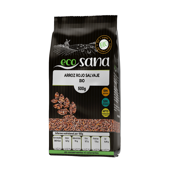 Riz Rouge BIO, الأرز الأحمر - ECOSANA