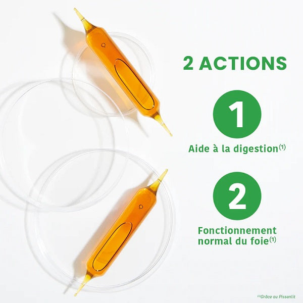 Bien-Être du Foie Bio - Hépatonic, 20 ampoules- SANTAROME BIO