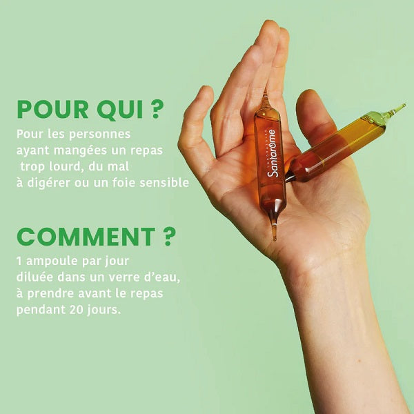 Bien-Être du Foie Bio - Hépatonic, 20 ampoules- SANTAROME BIO