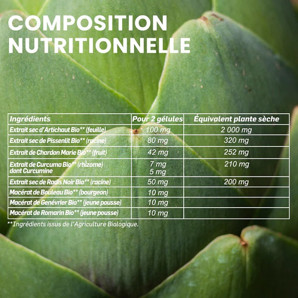 Bien-Être du Foie Bio, 30 gélules - SANTAROME BIO