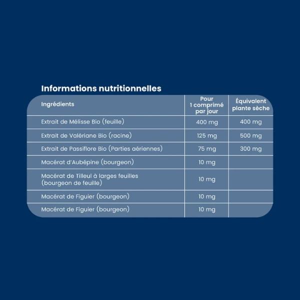 Bonne Nuit Bio, 20 comprimés - SANTAROME BIO