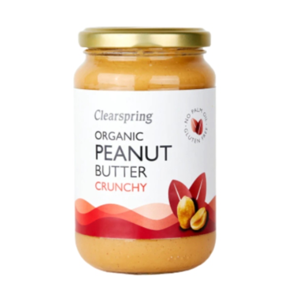 Beurre de Cacahuètes Crunchy 350g - Clearspring
