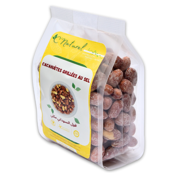 Cacahuètes grillées au sel, فول السوداني مكلي - C'Naturel