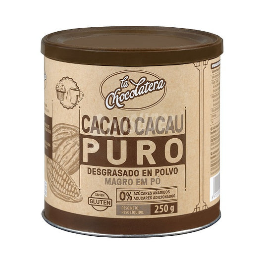 Cacao en poudre sans sucre, 267g - La Chocolatera