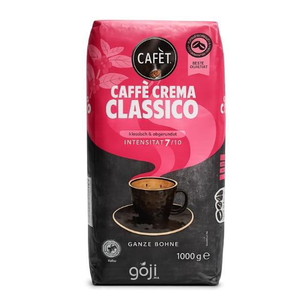 Café en grains Café crème CLASSICO (7/10), 1kg - CAFÈT
