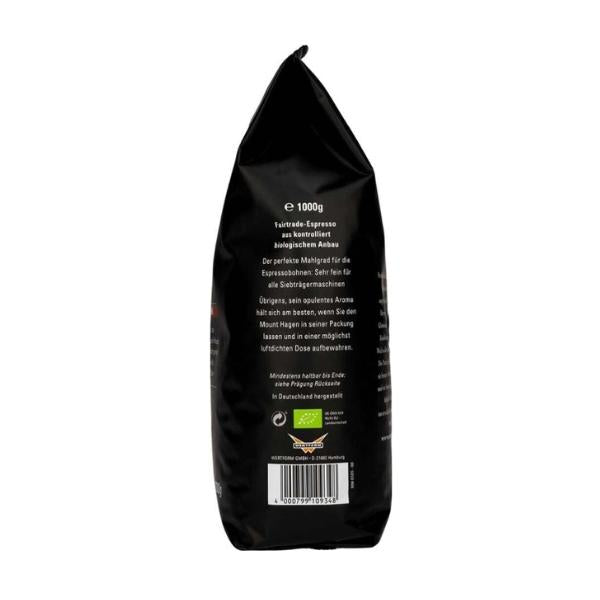 Café en grains Bio Espresso, 1kg - MOUNT HAGEN