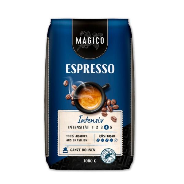 Café en grains Espresso Intensiv (4/5), 1kg - MAGICO