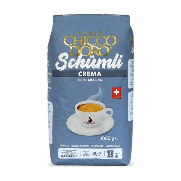 Café en grains Schümli Crema (5/7), 1kg - CHICCO D’ORO