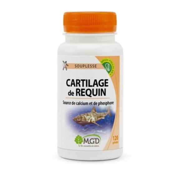 Cartilage de requin, 120 Gélules - MGD NATURE