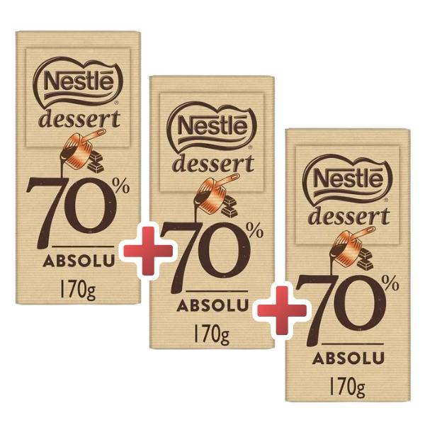 شوكولاتة بالحليب الداكن 70% أبسولو - نستله