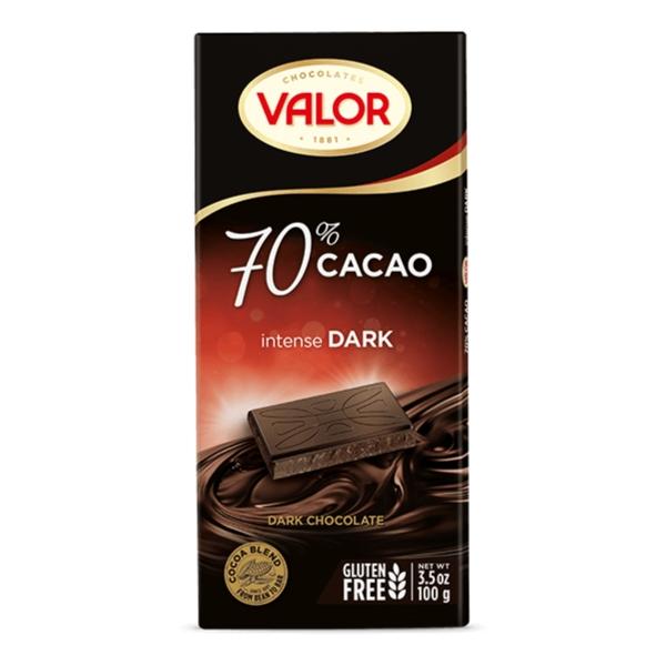 Chocolat noir à 70% de cacao - VALOR
