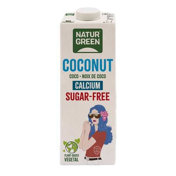 Lait de coco Calcium sans sucre, 1L - NaturGreen