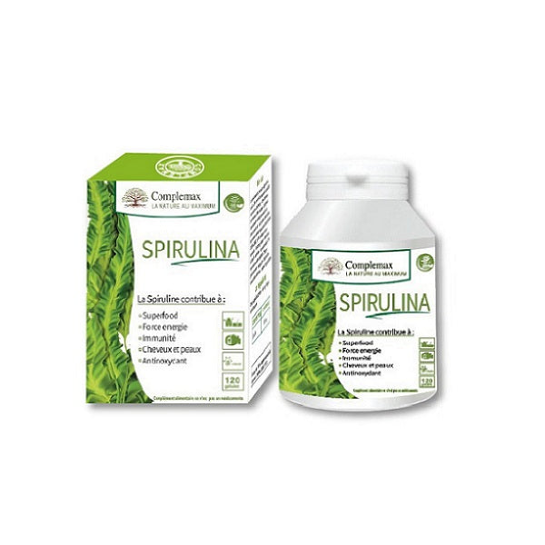 Spirulina, 120 Comprimés - COMPLEMAX