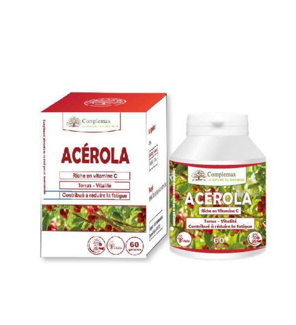 Acérola 500mg, 60 Gelules - COMPLEMAX