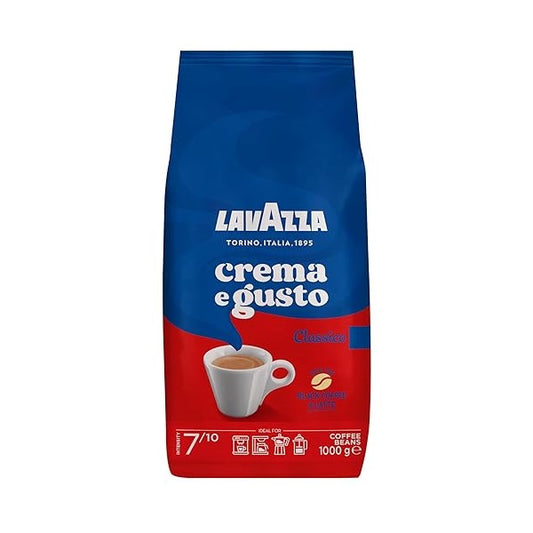Espresso Crème et Goût café en grains, intensité 7 – Lavazza