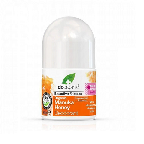 Déodorant BIO au Miel Manuka 50ml - Dr. Organic Maroc vente en ligne epicerie Fine