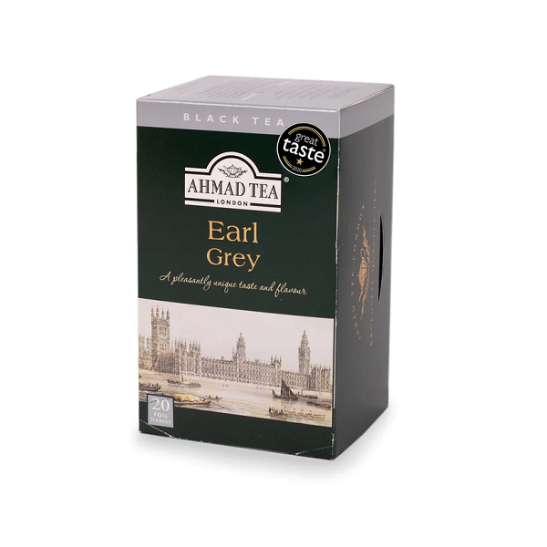 Thé Earl Grey, 20 Sachets - Ahmad Tea
