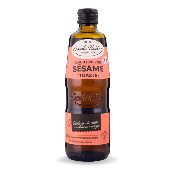 Huile de sésame vierge TOASTÉ, 500ml - Émile noël
