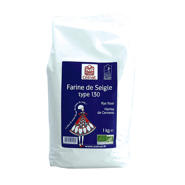 Farine de Seigle T130, 1Kg - CELNAT Maroc vente en ligne epicerie Fine