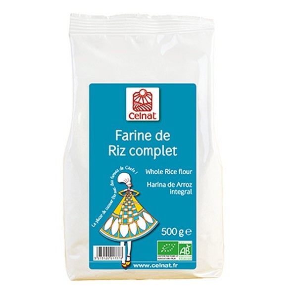 Farines de riz complet, 500g - CELNAT
