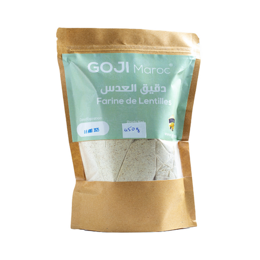 Farine de lentilles sans Gluten -  دقيق العدس Maroc vente en ligne epicerie Fine