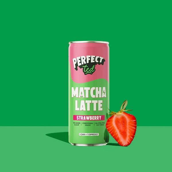 Matcha Latte Fraise, 250ml - PERFECT TED