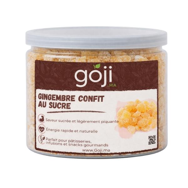 Gingembre confit au sucre - GOJI.MA