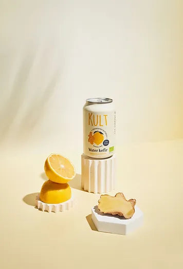 Canette Kefir Gingembre Citron - KULT Maroc vente en ligne epicerie Fine
