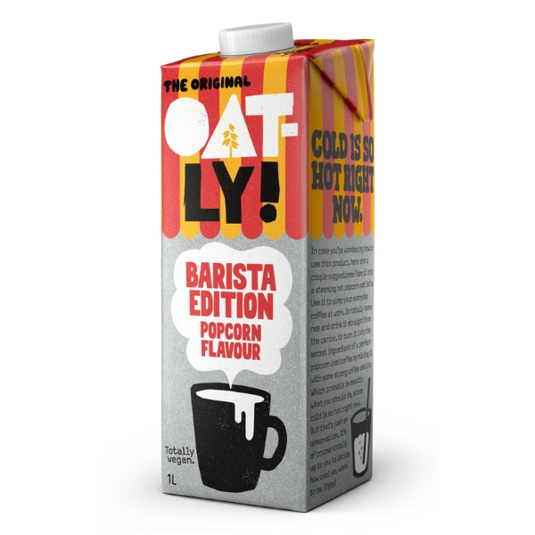 Boisson à l'avoine Barista saveur popcorn, 1L - OATLY