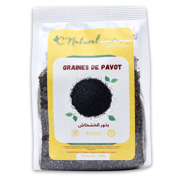 Graines de pavot, بذور الخشخاش - C'Naturel