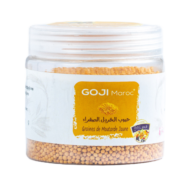 Graines de Moutarde Jaune - حبوب الخردل الصفراء Maroc vente en ligne epicerie Fine