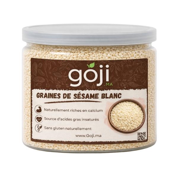 Graines de sésame blanc - GOJI.MA