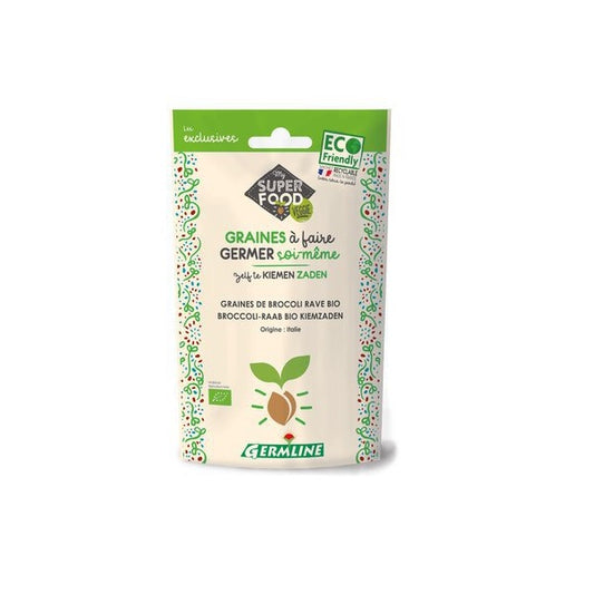 Graines de brocoli rave bio à germer - GERMLINE Maroc vente en ligne epicerie Fine