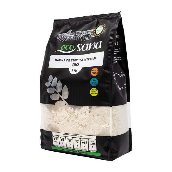 Farine d' Épeautre complète Bio, 1kg - ECOSANA