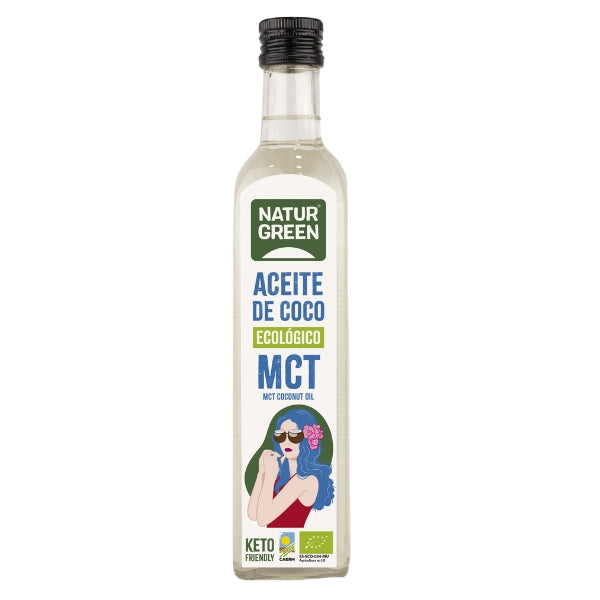 Huile MCT biologique, 500ml - NaturGreen