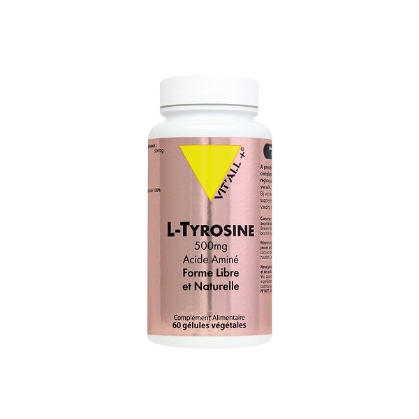 L-Tyrosine 370mg  BIO 60gélules - Vital Plus Maroc vente en ligne epicerie Fine