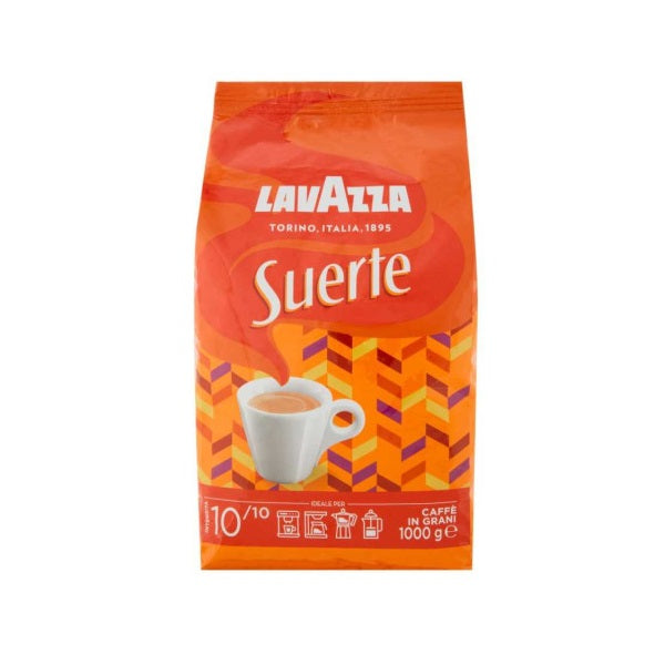 Café Suerte en grains intensité 10/10, 1kg – LavAzza