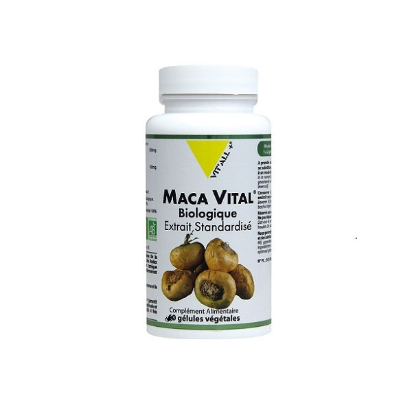 Maca Vital BIO  30 Gélules - Vital Plus Maroc vente en ligne epicerie Fine
