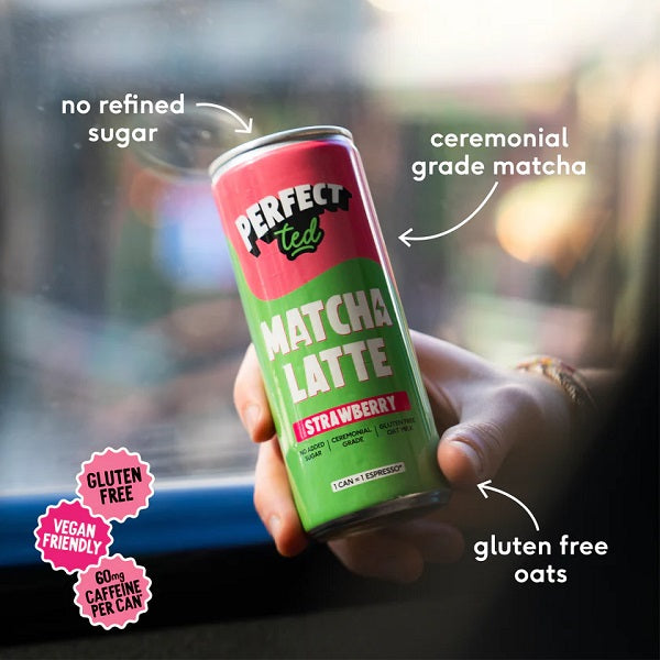 Matcha Latte Fraise, 250ml - PERFECT TED