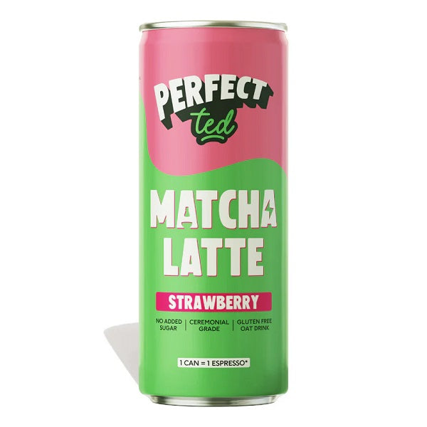 Matcha Latte Fraise, 250ml - PERFECT TED