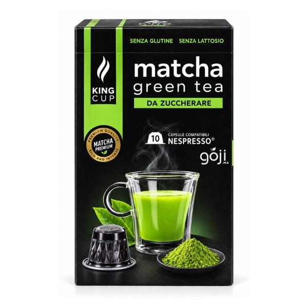 Matcha Green Tea Sans Sucre, SANS GLUTEN - KING CUP