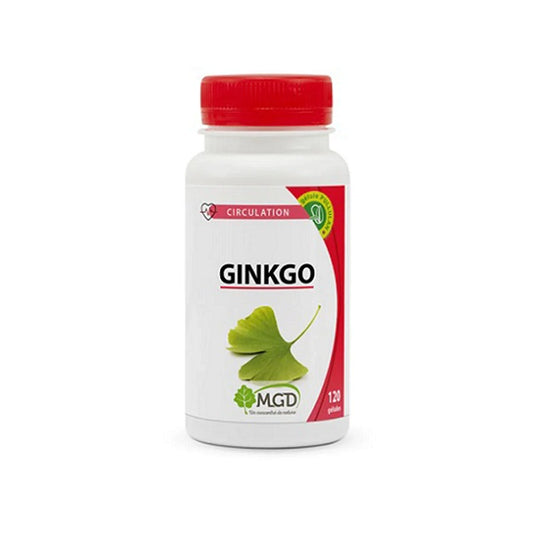 Ginkgo biloba circulation, 120 Gélules - MGD NATURE