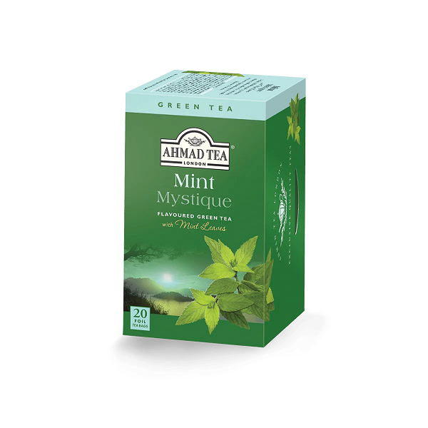 Thé Vert Menthe Mystique, Infusettes - Ahmad Tea