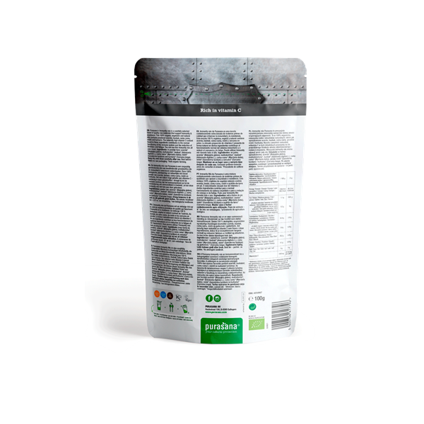 Mix Immunité en poudre, 100g - PURASANA Maroc vente en ligne epicerie Fine