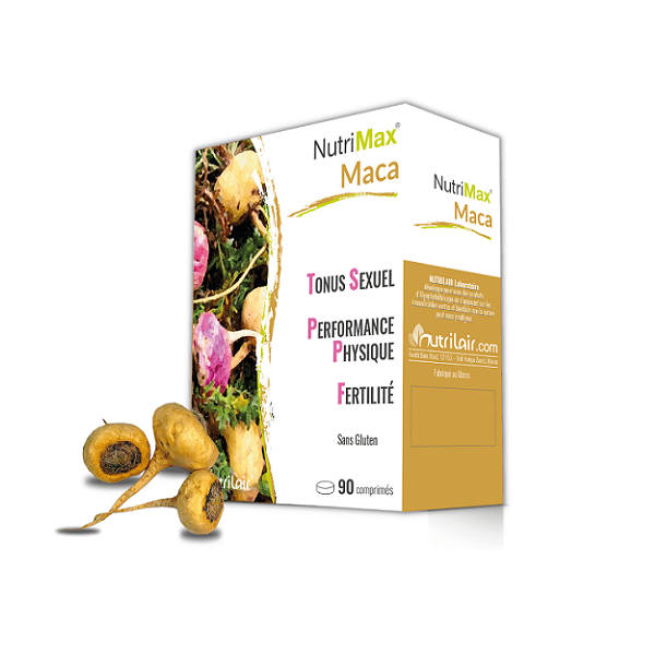 Maca bio, 90 Comprimés - NUTRIMAX