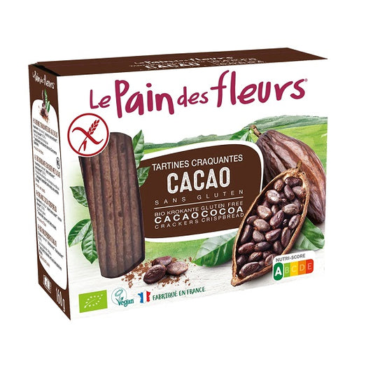 Tartines Craquantes Bio au Cacao - LE PAIN DES FLEURS